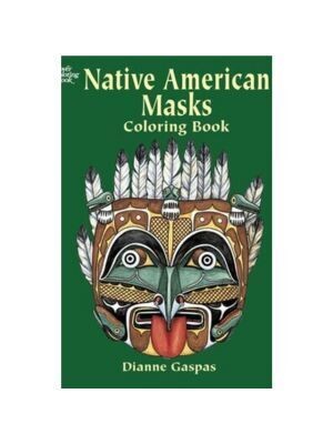 Native American Masks (Coloring Book)