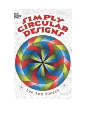 Simply Circular Designs (Coloring Book)
