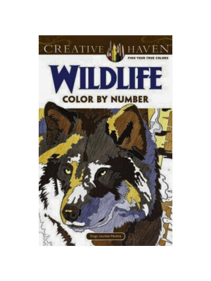 Wildlife Color by Number Coloring Book (Creative Haven)