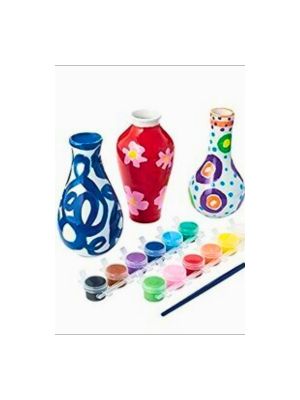 Paint Your Own Porcelain Vases (3 Vases)