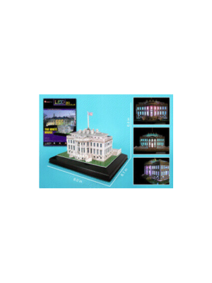 White House w/Base & Lights - 3D Puzzle