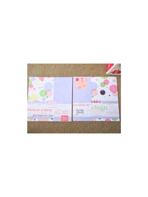 Scrapbook Kit - Baptism Day Girl