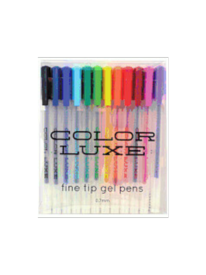 Pen - Color Luxe Gel Pens (12 pk)