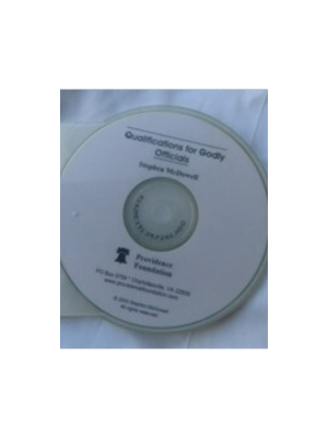 Qualifications for Godly Officials - CD