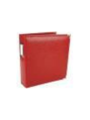 Family History Binder - Leather Red 8.5" x 11"
