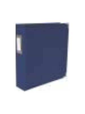 Family History Binder - Leather Cobalt 8.5" x 11"