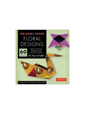 Origami Paper - Floral Designs (60 sheets)