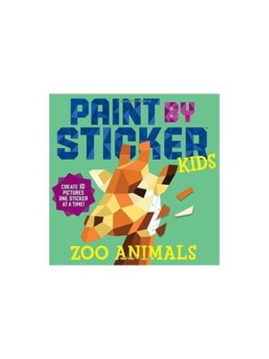 Paint by Sticker Kids: Zoo Animals