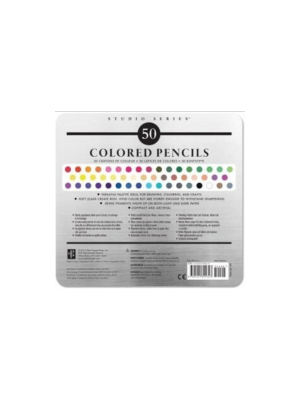 Studio Series Deluxe Colored Pencil Set (50 Colors)
