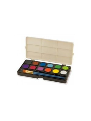 Studio Series Dry Gouache Paint Set (12 Opaque Watercolor Paints)