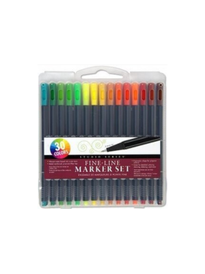Studio Series Fine-Line Marker Set (30 Markers, 0.4 MM Tip)