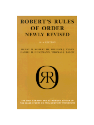 Roberts Rules of Order (10th Edition - Revised)