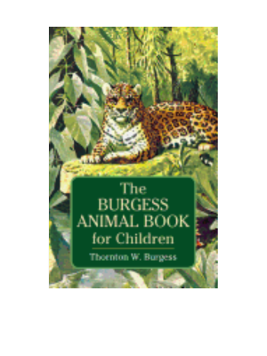 Burgess Animal Book for Children, The
