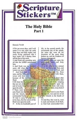 Scripture Stickers Holy Bible Part 1