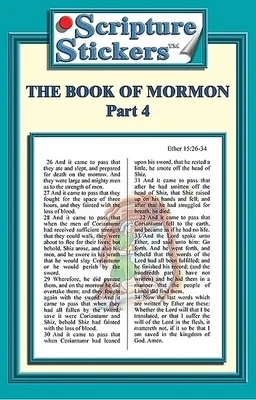 Scripture Stickers Book of Mormon Part 4
