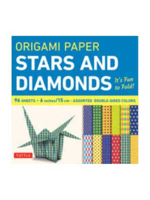 Origami Paper 96 Sheets - Stars and Diamonds 6 Inch (15 CM): Tuttle Origami Paper: Origami Sheets Printed with 12 Different Patterns