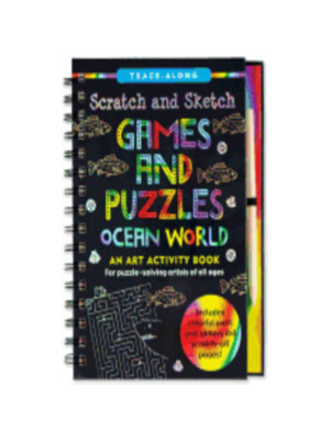 Scratch & Sketch Games & Puzzles: Ocean
