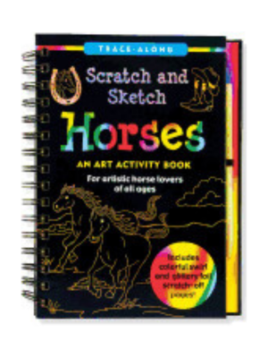 Scratch & Sketch Horses (Trace Along)