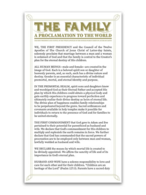 Bookmark - Family Proclamation