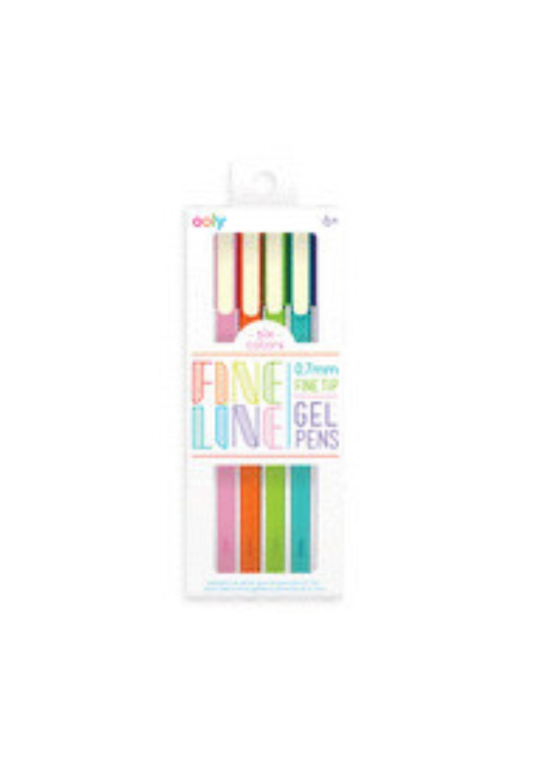 Fine Line Colored Gel Pen (Set of 6)