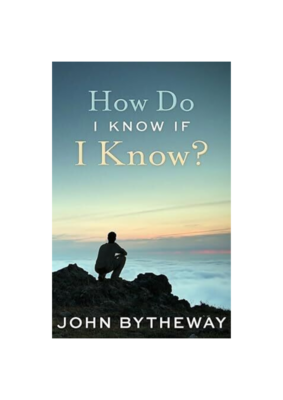 How Do I Know If I Know? - CD