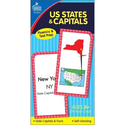 Flash Cards: U.S. States& Capitals