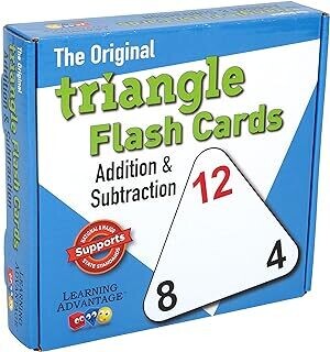 Original Triangle Flash Cards: Addition & Subtraction