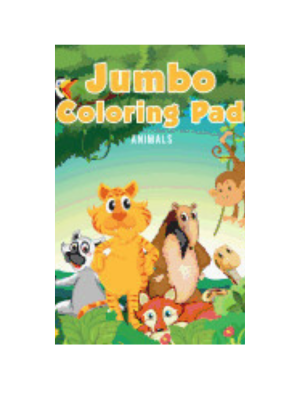 Jumbo Coloring Pad: Animals