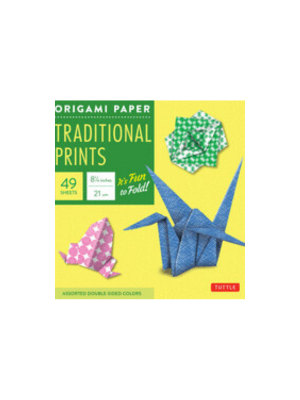 Origami Paper - Traditional Prints Large (49 sheets)
