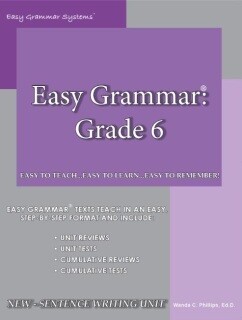 Easy Grammar 6 Teacher Edition