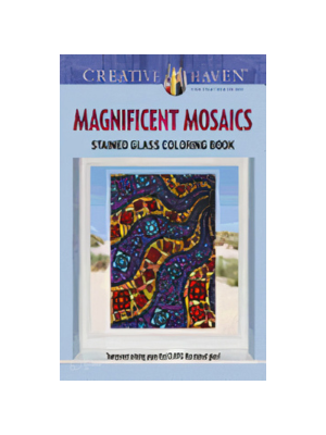 Magnificent Mosaics Stained Glass (Coloring Book)