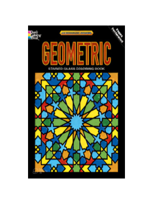 Stained Glass Geometric Deluxe Edition (Coloring Books)
