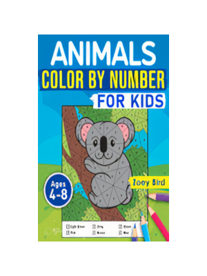 Animals Color by Number for Kids