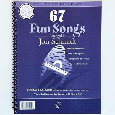 Jon Schmidt Sixty-seven Fun Songs Songbook (Easy)