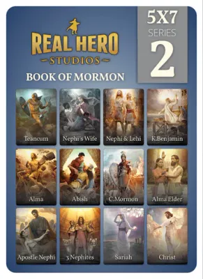 Book of Mormon Set 2 (12 Set) 5x7 Cards