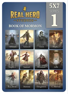 Book of Mormon Set 1 (12 Set) 5x7 Cards