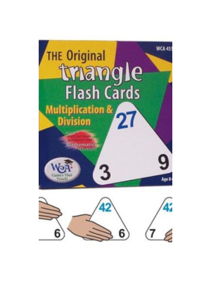 Original Triangle Flash Cards: Multiplication & Division