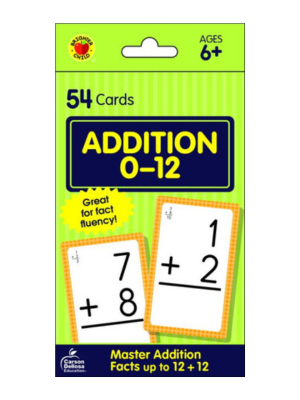 Flash Cards: Addition 0-12