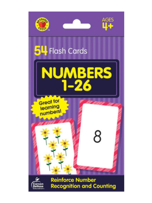 Flash Cards: Numbers 1-26