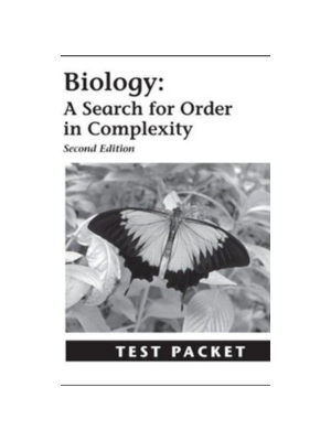 Biology: A Search for Order in Complexity Test
