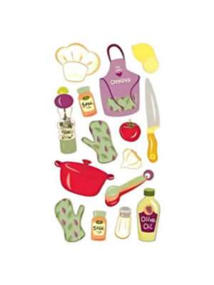 Sticker Scrapbook: Cooking