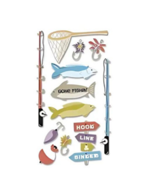 Sticker Scrapbook: Fishing