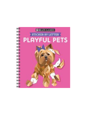 Stickers - Brain Games - Sticker by Letter: Playful Pets