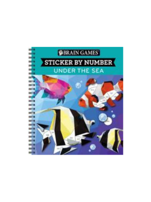 Stickers - Brain Games - Sticker by Number: Under the Sea