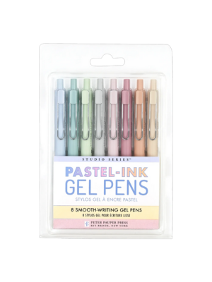 Pastel Gel Pens - 8 Smooth Writing Pens