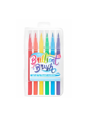 Brilliant Brush Markers - Set of 12
