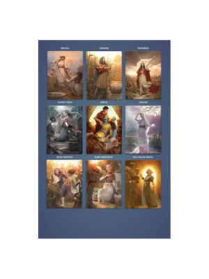 Great Heroines Set 2 (Set 9) 5x7
