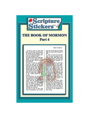 Scripture Stickers Book of Mormon Part 4