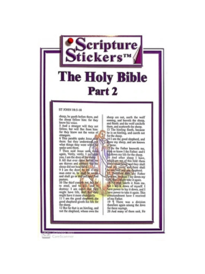 Scripture Stickers Holy Bible Part 2
