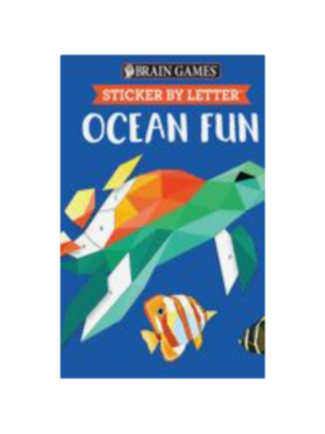 Sticker by Letter: Ocean Fun (Brain Games)